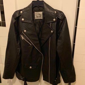 Levi’s Faux Leather Fashion Belted Moto Jacket 1X